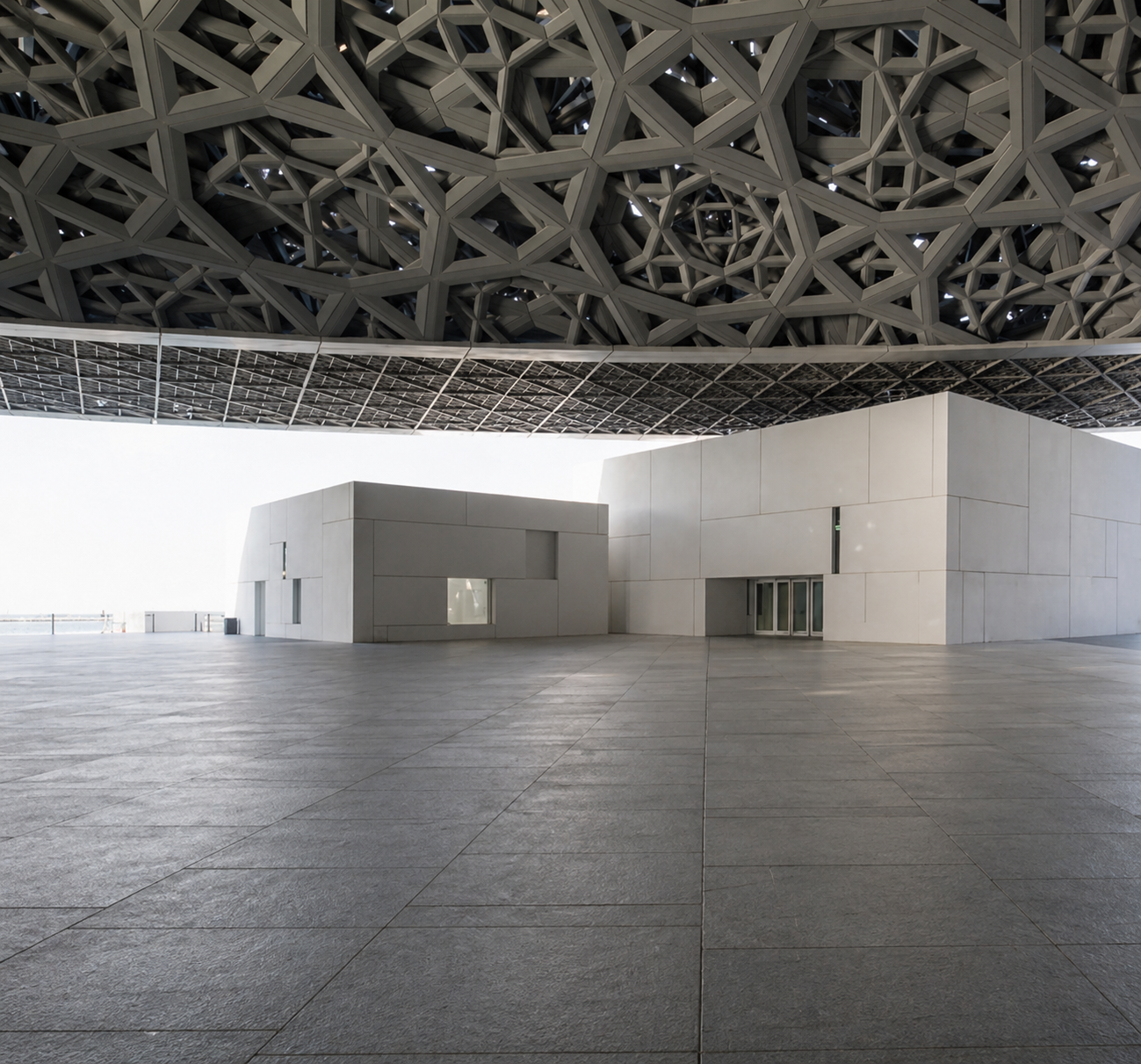 Louvre Abu Dhabi stone flooring detail