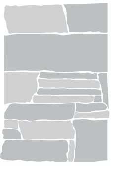 Natural split cladding pattern