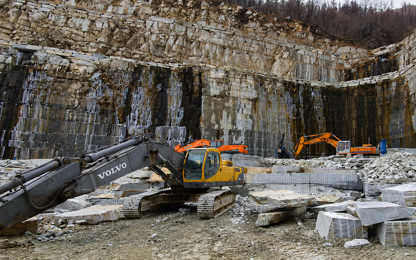 Balma Oro quarry extraction process