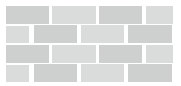Natural split cladding pattern