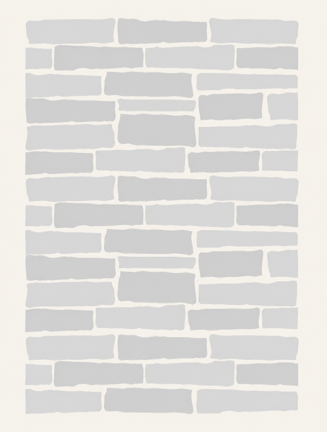 Embossed mosaic pattern