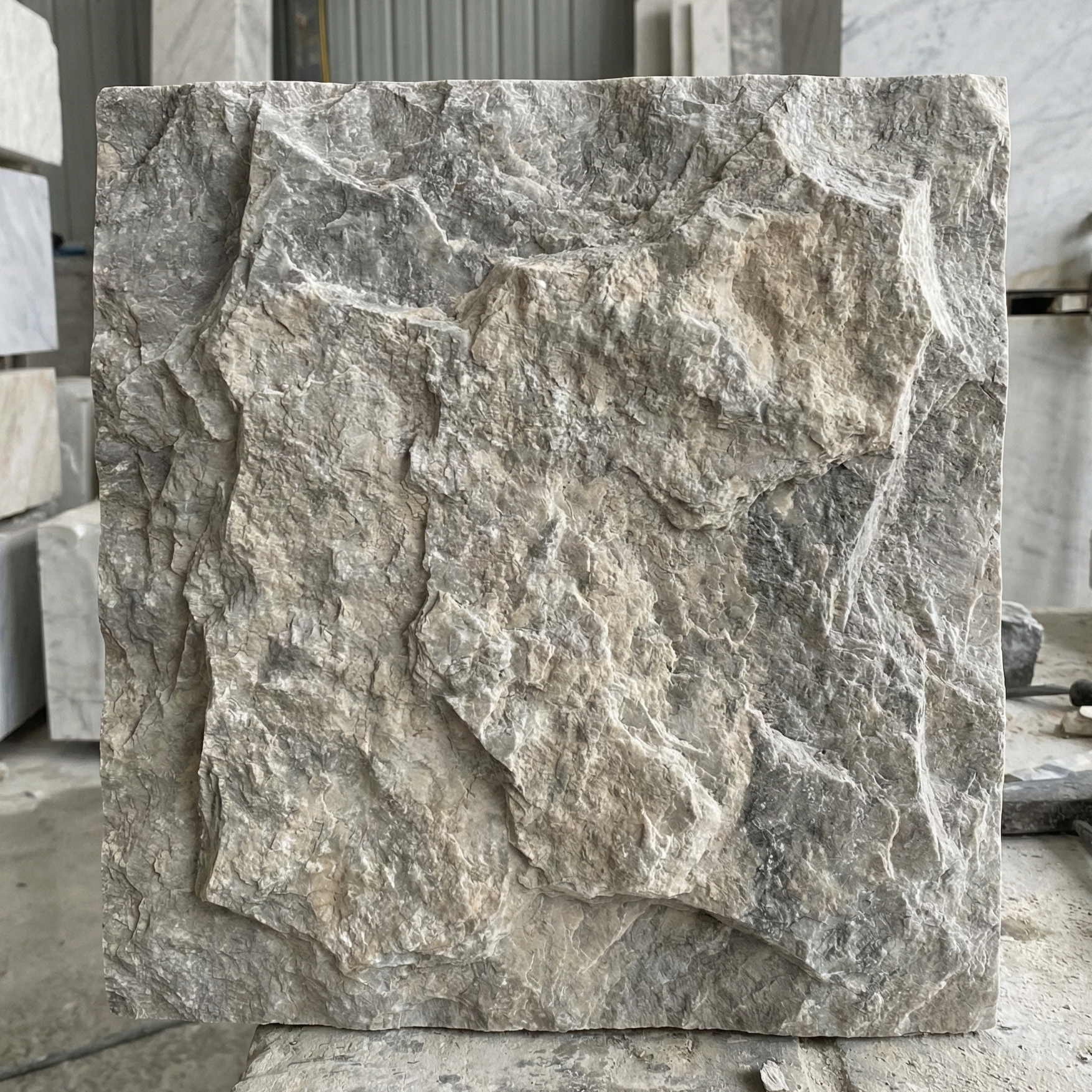 Natural split finish texture