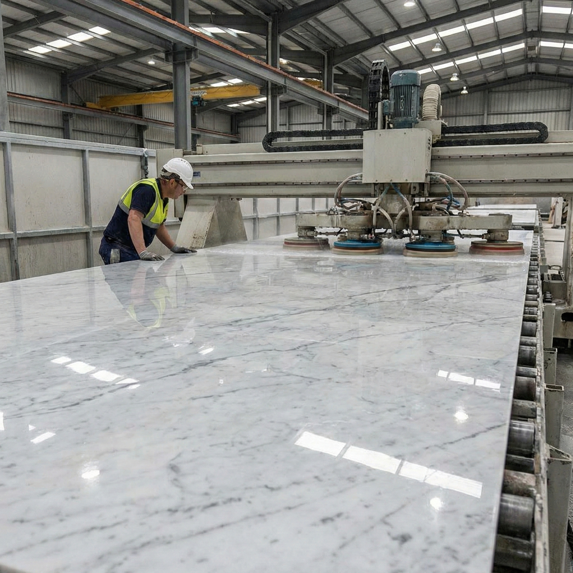 Polished finish texture
